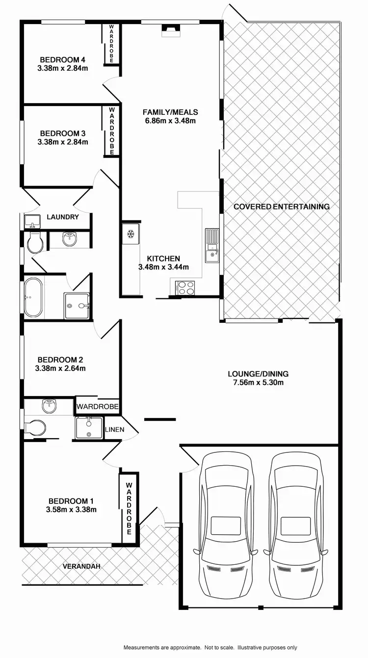 Floorplan of Homely house listing, 39 Liquidamber Drive, Narellan Vale NSW 2567