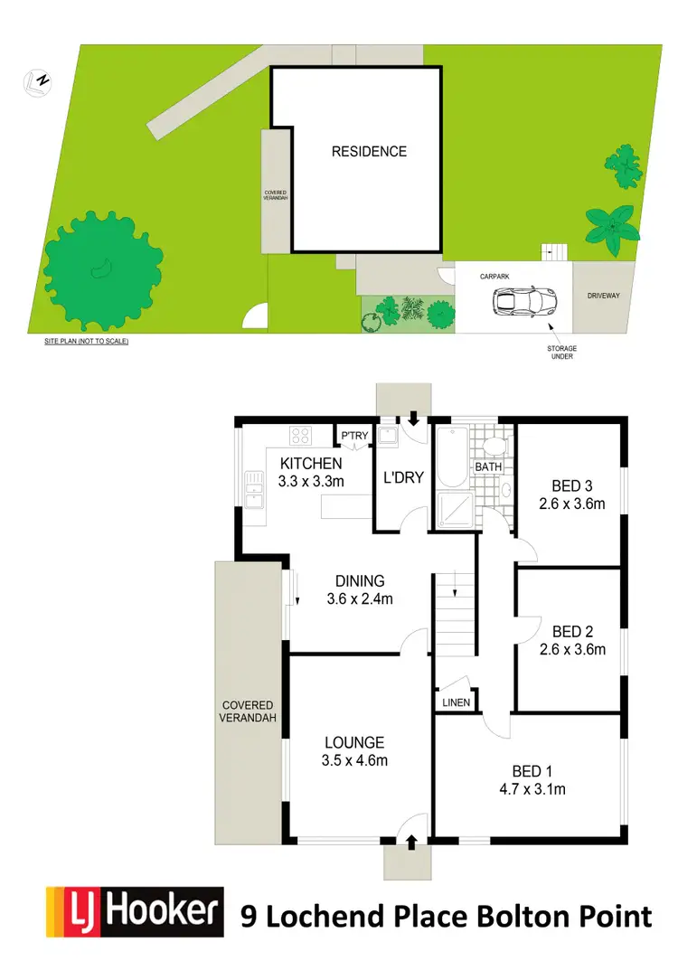 Floorplan of Homely house listing, 9 Lochend Place, Bolton Point NSW 2283