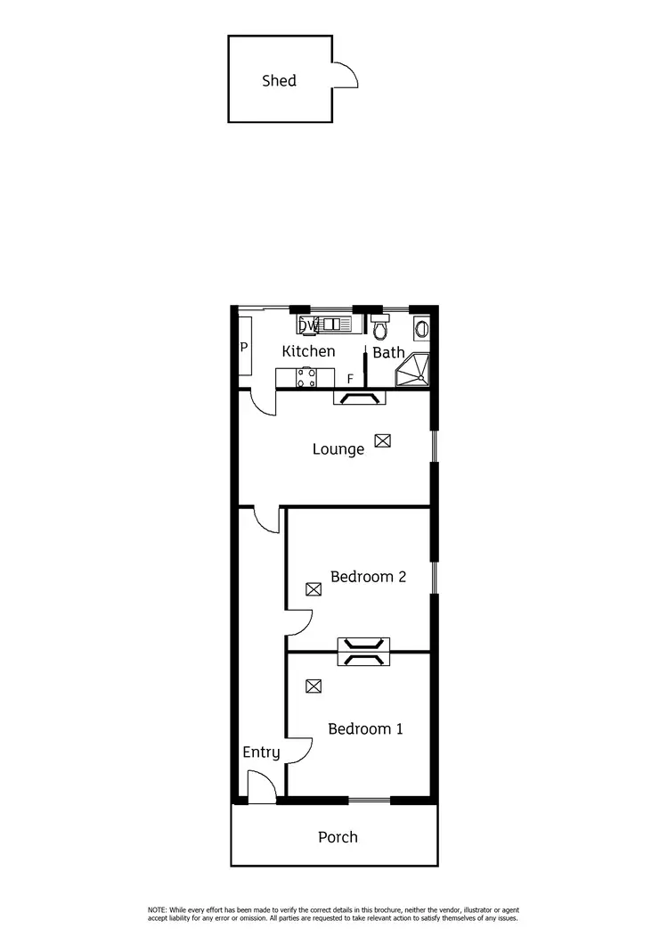 Floorplan of Homely house listing, 70 Queen Street, Alberton SA 5014