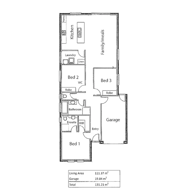 Floorplan of Homely house listing, 6 Triton Street, Seaford Meadows SA 5169