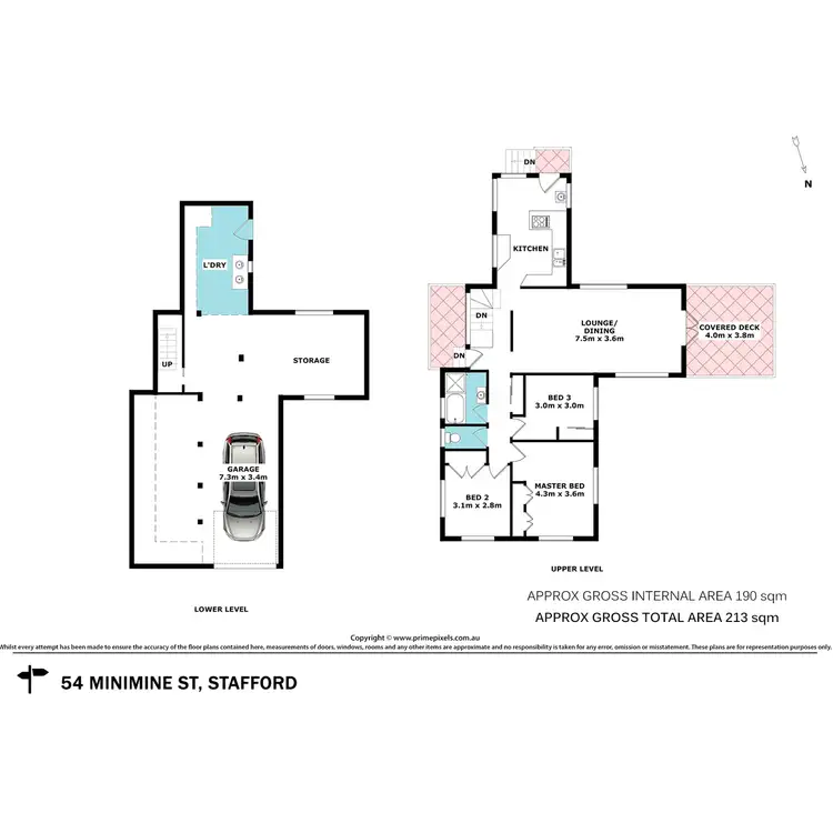 Floorplan of Homely house listing, 54 Minimine Street, Stafford QLD 4053