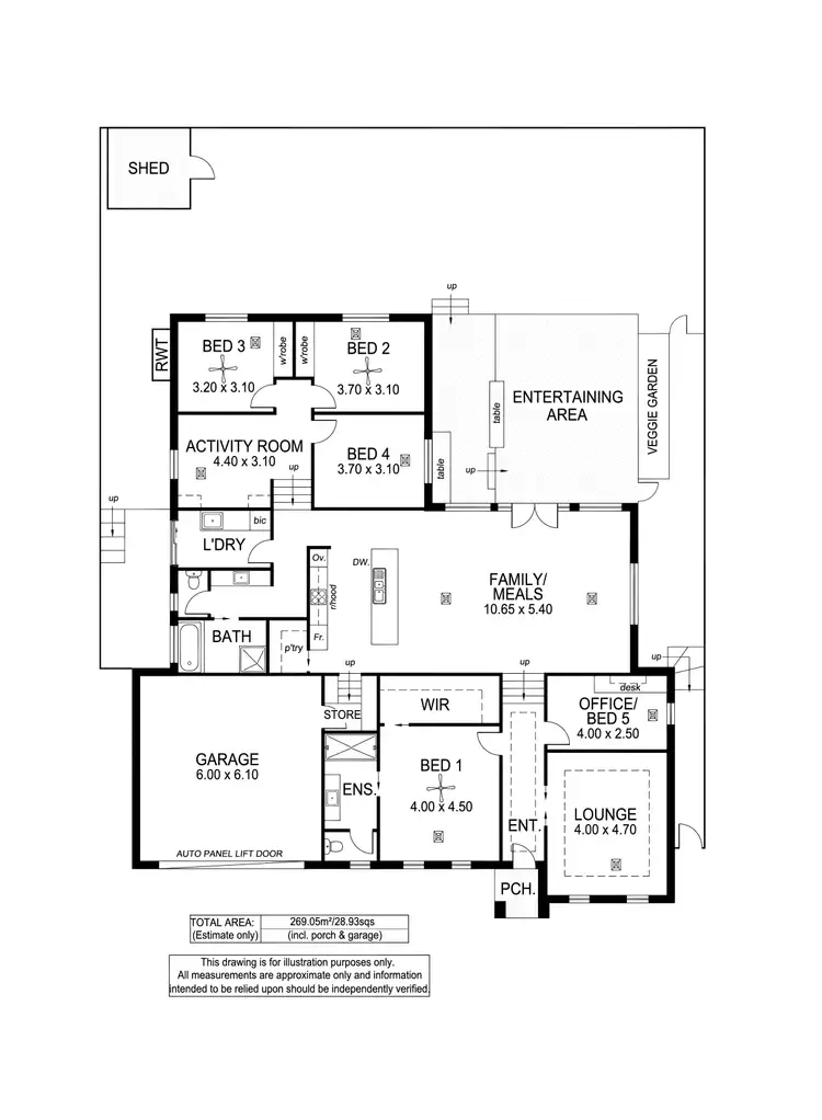 Floorplan of Homely house listing, 4 Alia Drive, Sheidow Park SA 5158