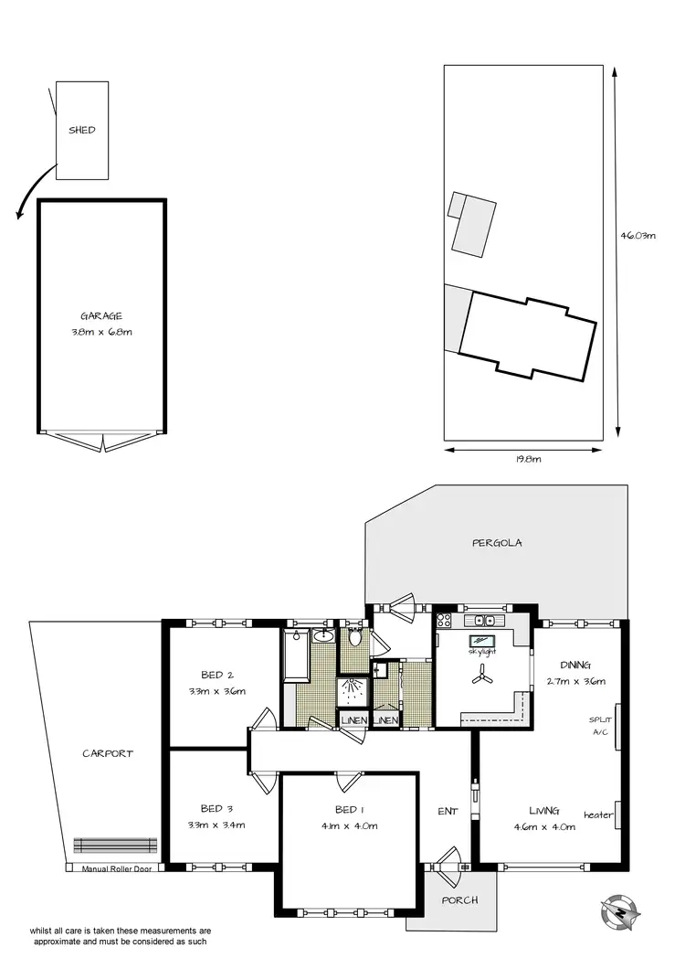 Floorplan of Homely house listing, 107 Shepherds Hill Road, Eden Hills SA 5050