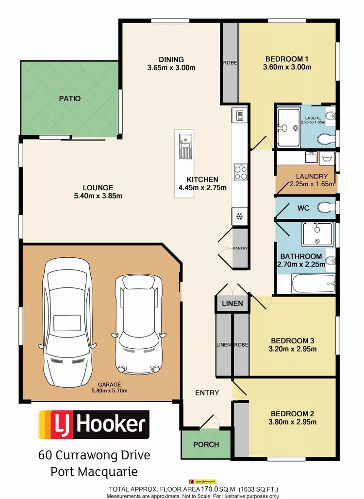 Floorplan of Homely house listing, 60 Currawong Drive, Port Macquarie NSW 2444