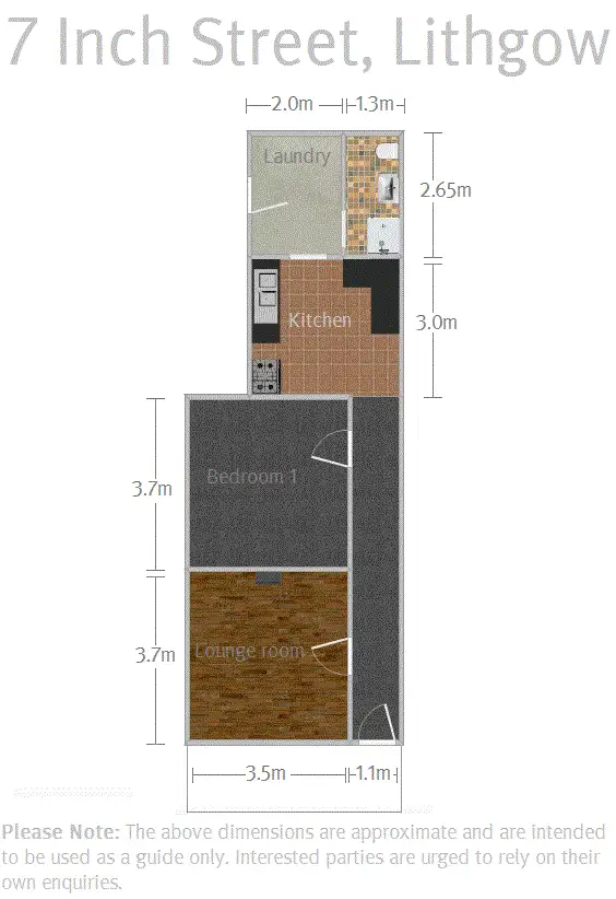 Floorplan of Homely house listing, 7 Inch Street, Lithgow NSW 2790