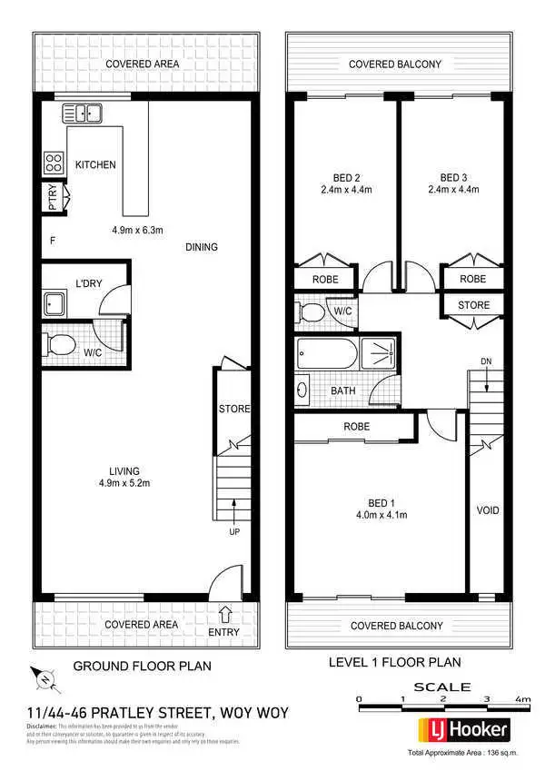 Floorplan of Homely townhouse listing, 11/44-46 Pratley Street, Woy Woy NSW 2256