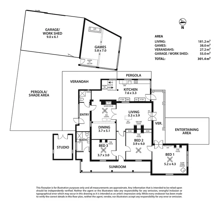 Floorplan of Homely house listing, 1 Sunter Street, Strathalbyn SA 5255