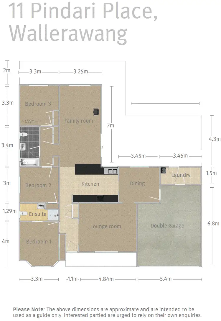 Floorplan of Homely house listing, 11 Pindari Place, Wallerawang NSW 2845