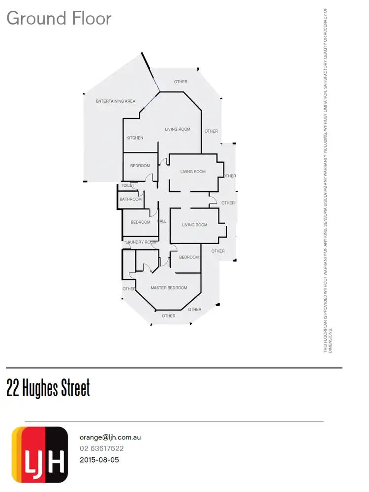 Floorplan of Homely house listing, 22 Hughes Street, Orange NSW 2800