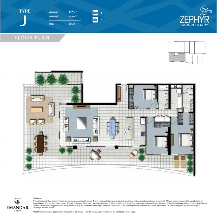 Floorplan of Homely unit listing, 404/15 Compass Drive, Biggera Waters QLD 4216