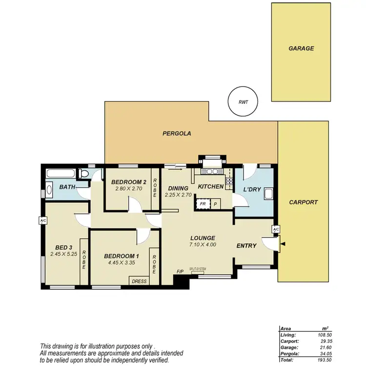 Floorplan of Homely house listing, 3 Thompson Street, Elizabeth South SA 5112