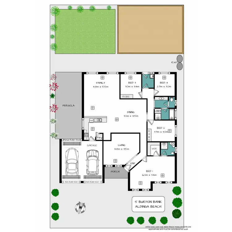 Floorplan of Homely house listing, 5 Burton Bank, Aldinga Beach SA 5173