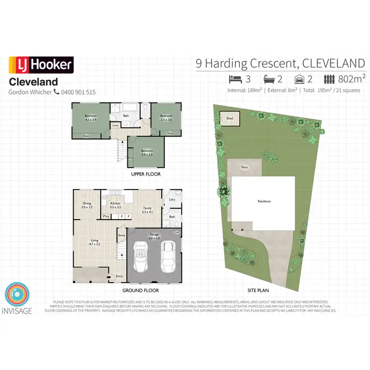 Floorplan of Homely house listing, 9 Harding Crescent, Cleveland QLD 4163