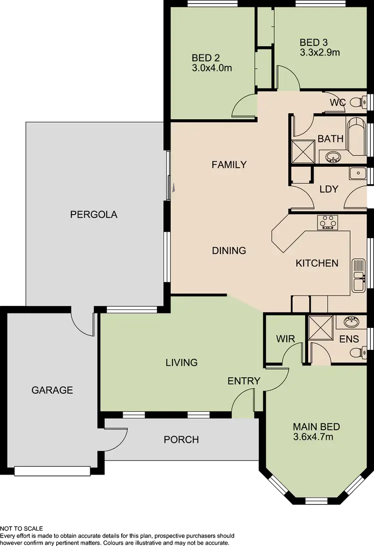 Floorplan of Homely house listing, 7 Kew Court, Narre Warren VIC 3805