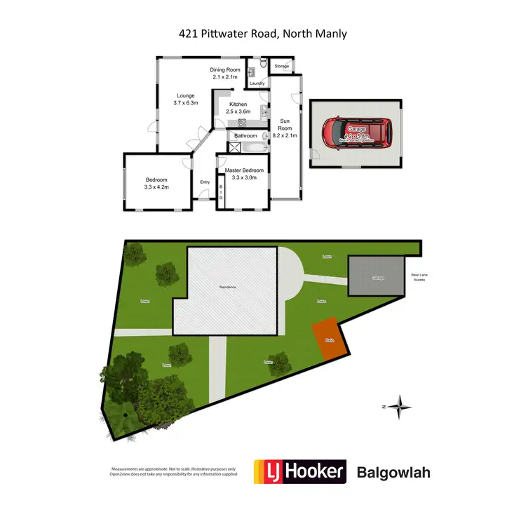 Floorplan of Homely house listing, 421 Pittwater Road, North Manly NSW 2100