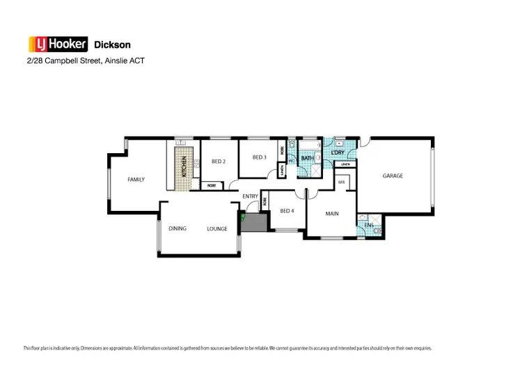 Floorplan of Homely house listing, 2/28 Campbell Street, Ainslie ACT 2602