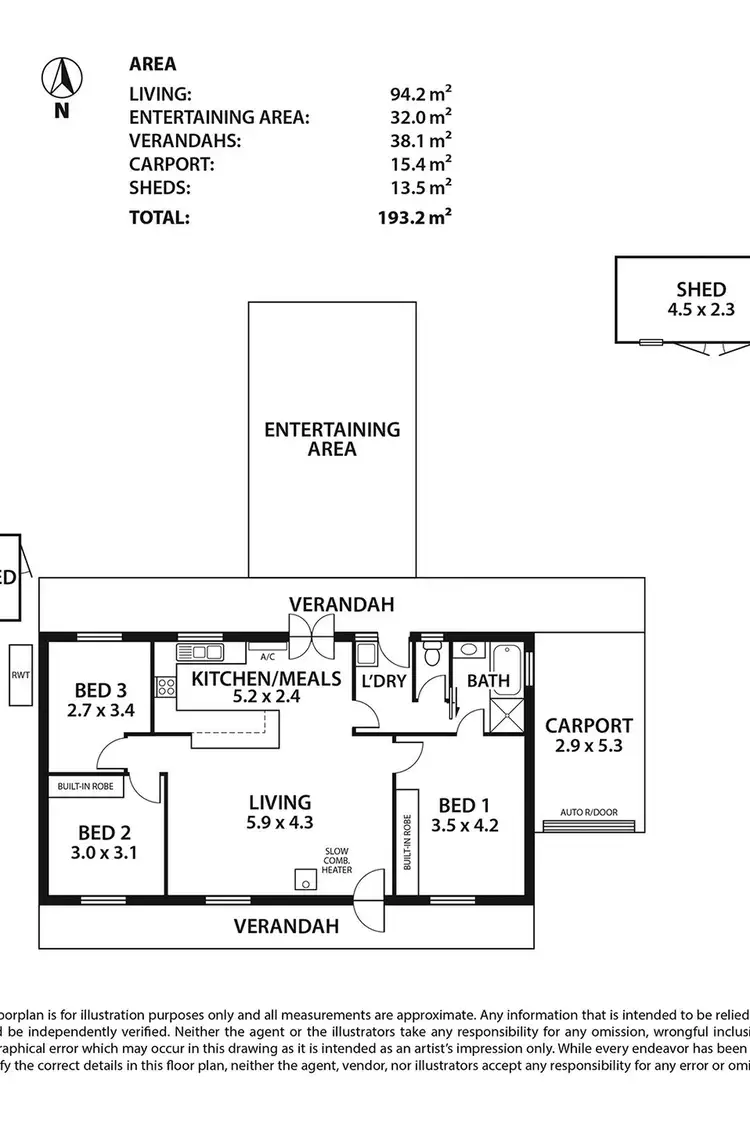 Floorplan of Homely house listing, 3 Wilson Court, Mount Barker SA 5251