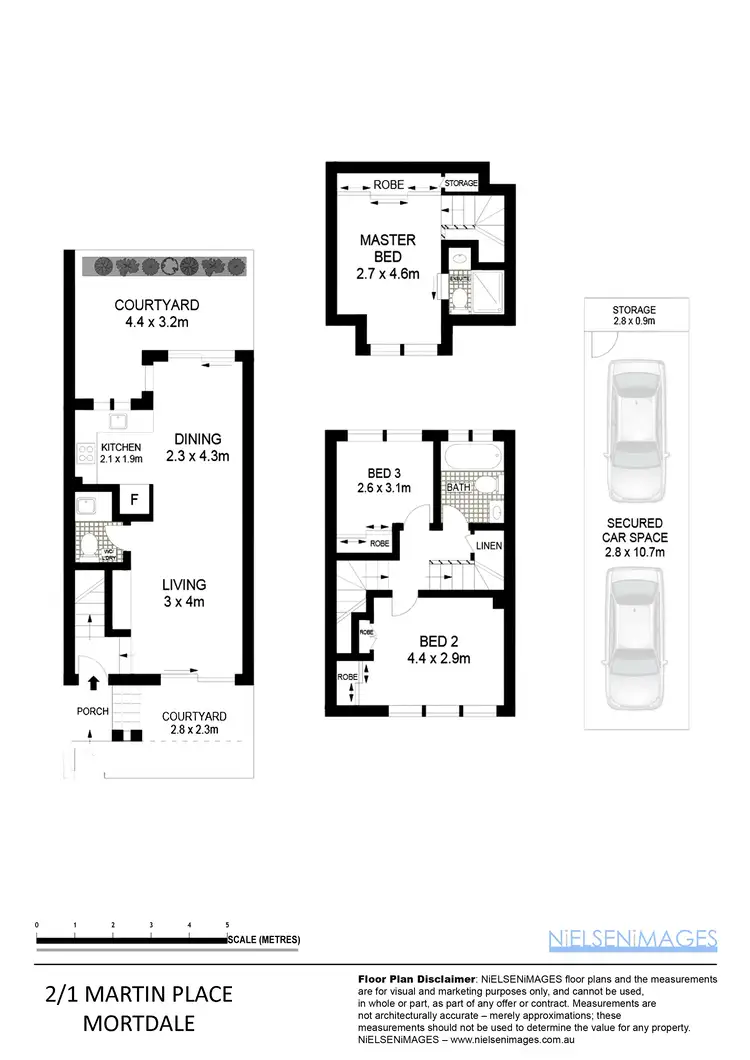 Floorplan of Homely townhouse listing, 2/1 Martin Place, Mortdale NSW 2223