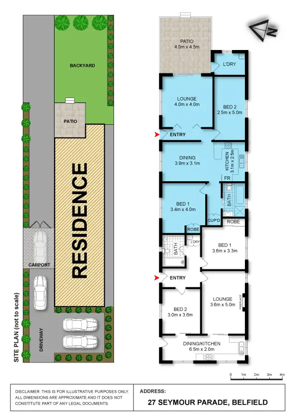 Floorplan of Homely house listing, 27 Seymour Parade, Belfield NSW 2191