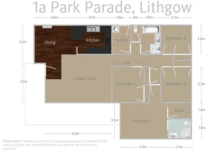 Floorplan of Homely house listing, 1a Park Parade, Lithgow NSW 2790