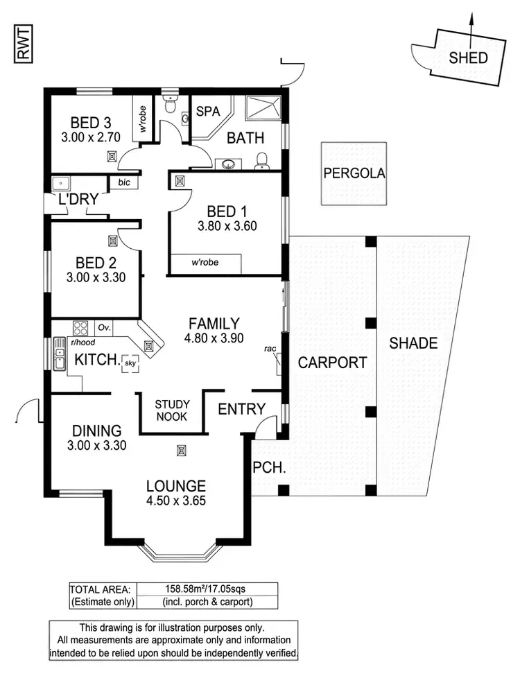 Floorplan of Homely house listing, 8A Parsons Grove, Park Holme SA 5043