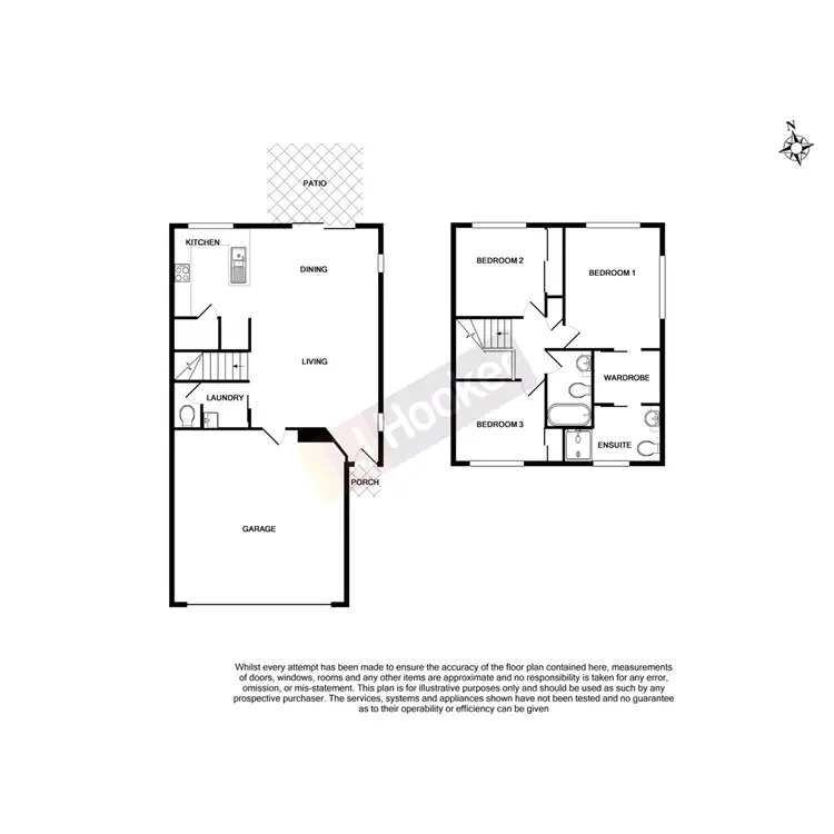 Floorplan of Homely townhouse listing, 185/2 Diamantina Street, Calamvale QLD 4116