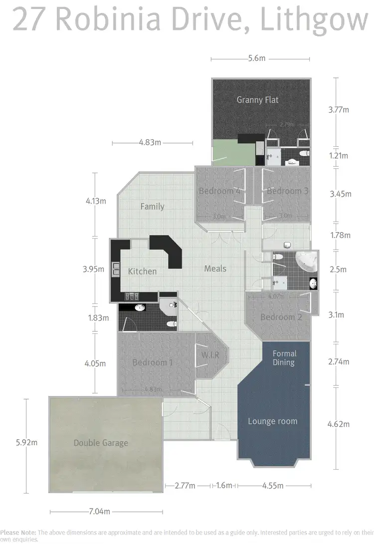 Floorplan of Homely house listing, 27 Robinia Drive, Lithgow NSW 2790