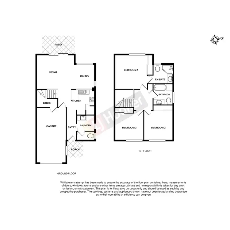 Floorplan of Homely townhouse listing, 21/8 Charnwood Street, Sunnybank Hills QLD 4109
