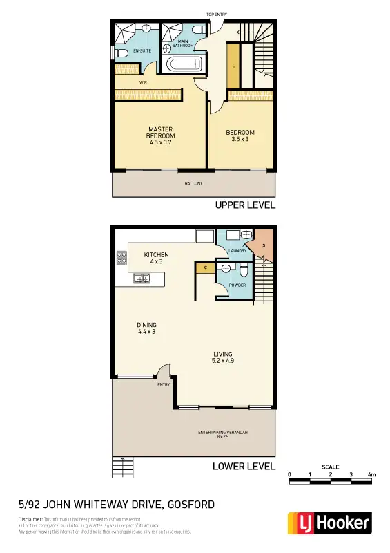 Floorplan of Homely apartment listing, 5/92 John Whiteway Drive, Gosford NSW 2250