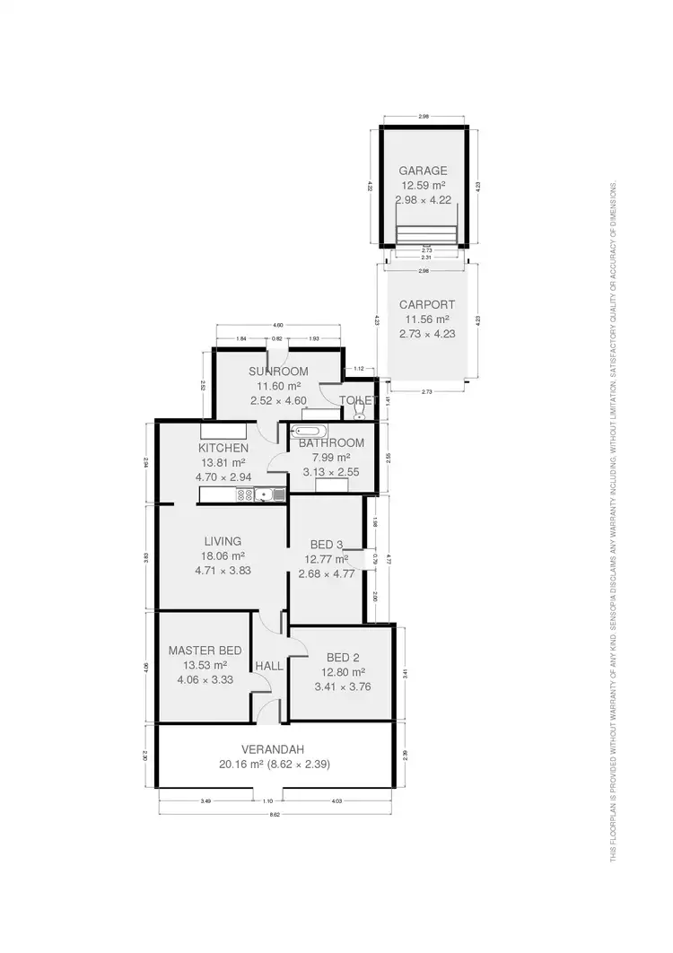 Floorplan of Homely house listing, 26 Torch Street, South Bathurst NSW 2795