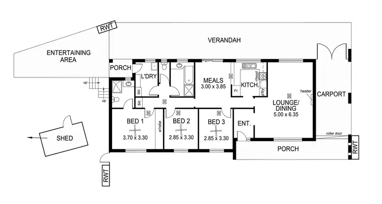 Floorplan of Homely house listing, 33A The Causeway, O'halloran Hill SA 5158