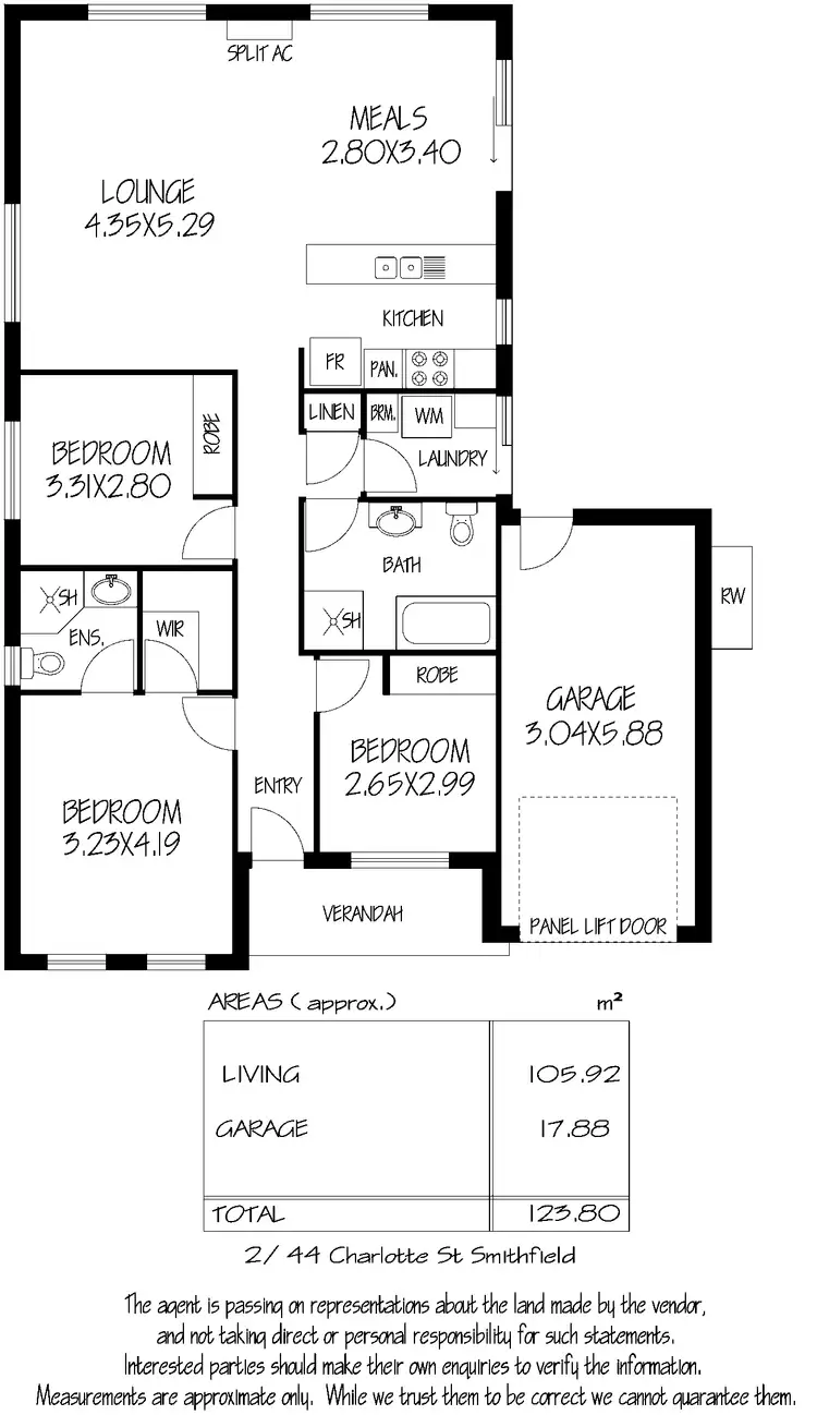 Floorplan of Homely house listing, 2/44 Charlotte Street, Smithfield SA 5114