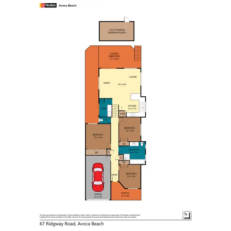 Floorplan of Homely house listing, 67 Ridgway Road, Avoca Beach NSW 2251
