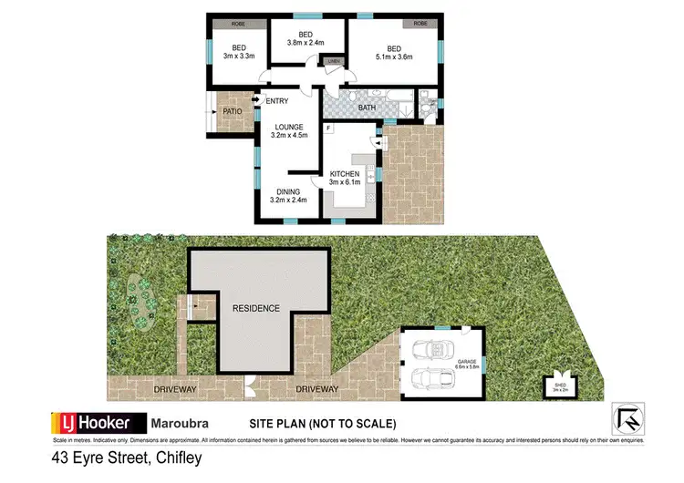 Floorplan of Homely house listing, 43 Eyre Street, Chifley NSW 2036