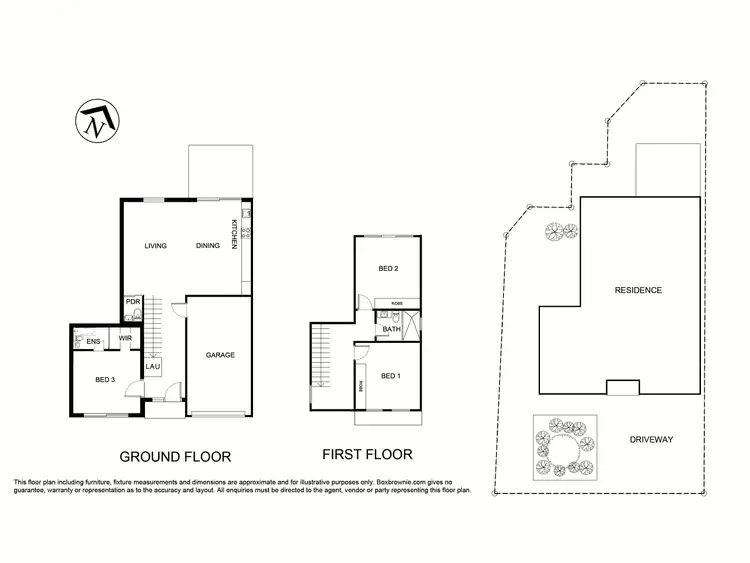 Floorplan of Homely townhouse listing, 34/39 Astley Crescent, Point Cook VIC 3030
