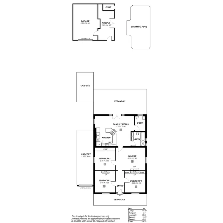 Floorplan of Homely house listing, 2 Second Avenue, Sefton Park SA 5083