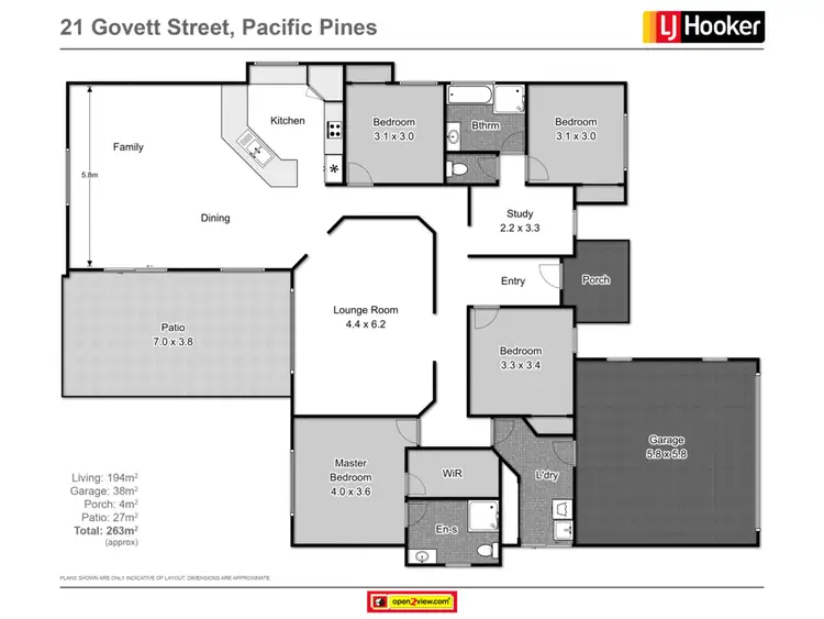 Floorplan of Homely house listing, 21 Govett Street, Pacific Pines QLD 4211
