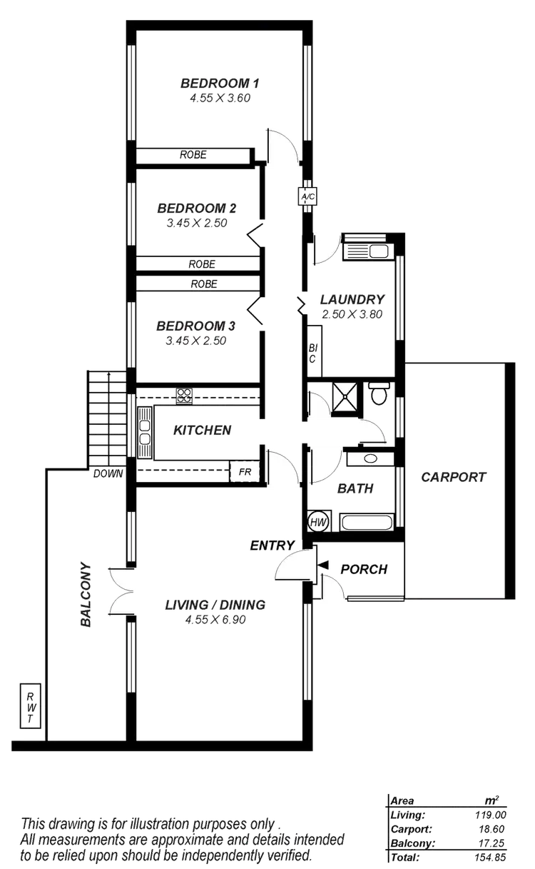 Floorplan of Homely house listing, 6 Lewis Avenue, Tea Tree Gully SA 5091