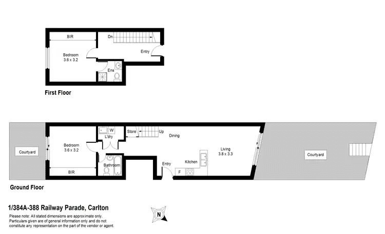 Floorplan of Homely apartment listing, 1/384A-388 Railway Parade, Carlton NSW 2218