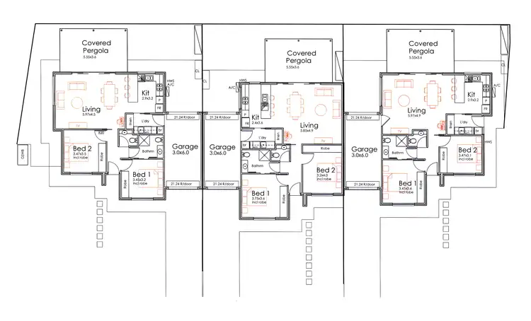Floorplan of Homely house listing, 1-2-3/1A Parsons Street, Oaklands Park SA 5046
