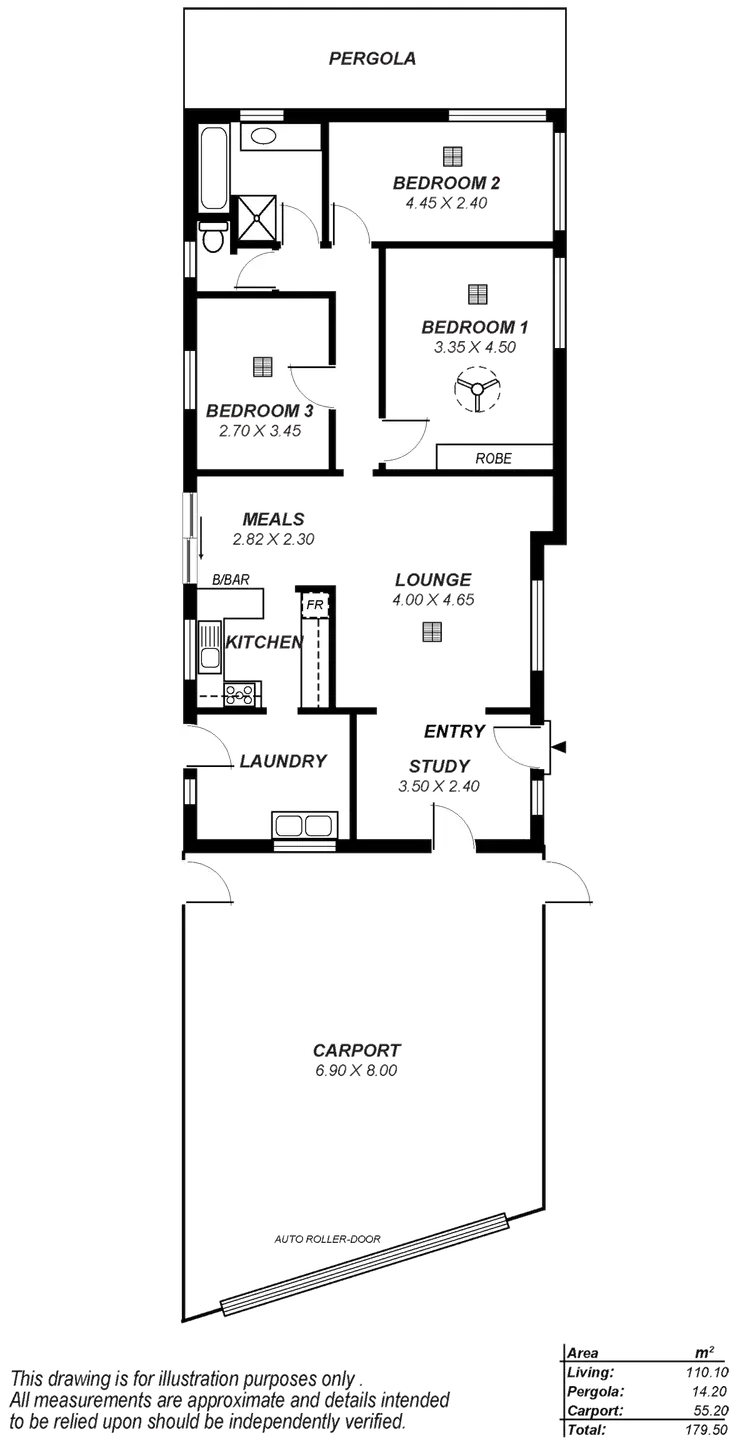 Floorplan of Homely house listing, 39 Warramunga Street, Greenacres SA 5086