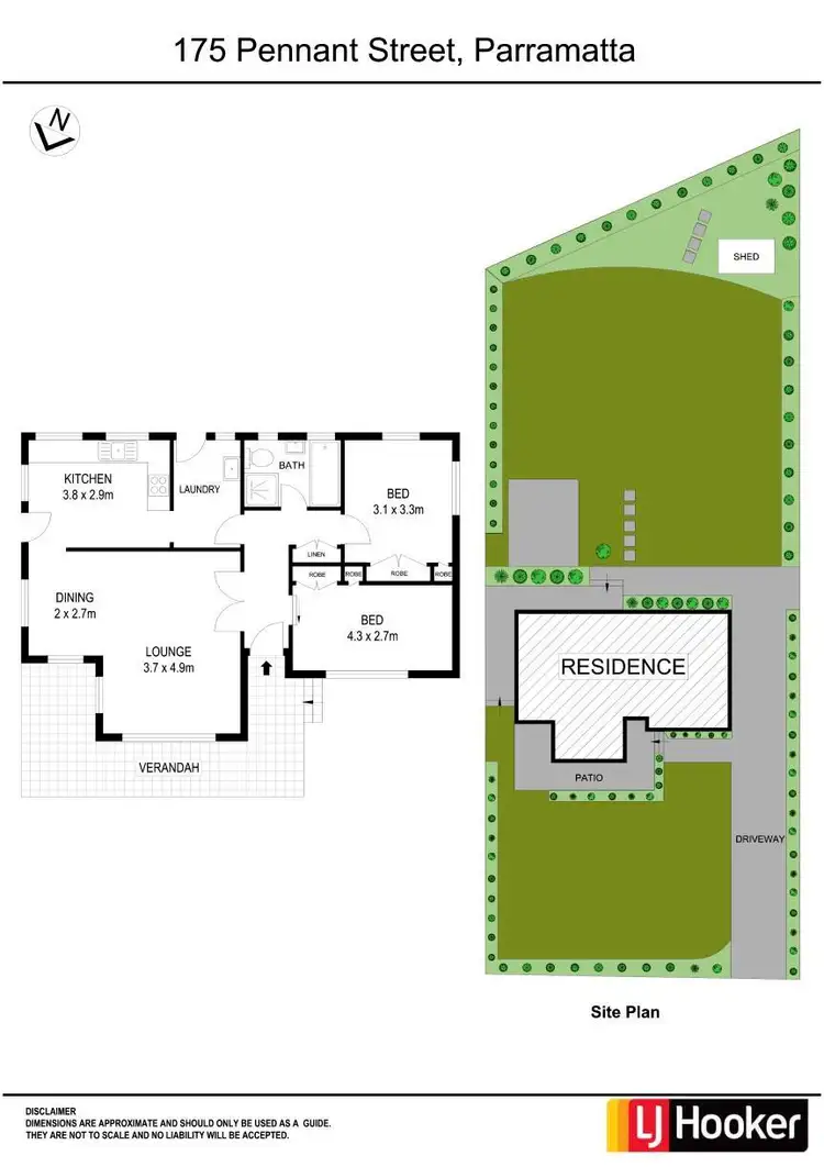 Floorplan of Homely house listing, 175 Pennant Street, Parramatta NSW 2150