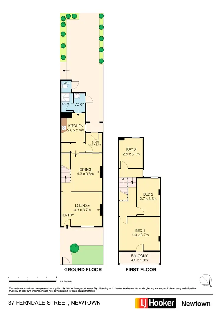 Floorplan of Homely house listing, 37 Ferndale Street, Newtown NSW 2042