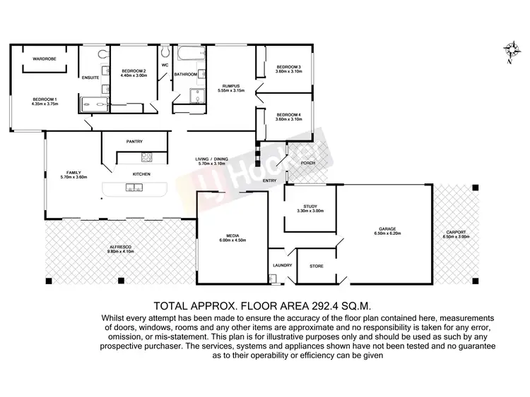 Floorplan of Homely house listing, 24 Innaminka Place, Parkinson QLD 4115
