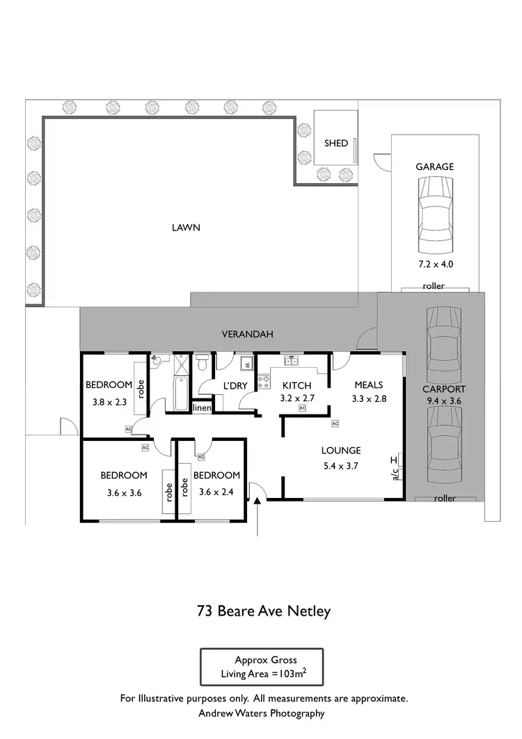 Floorplan of Homely house listing, 73 Beare Avenue, Netley SA 5037