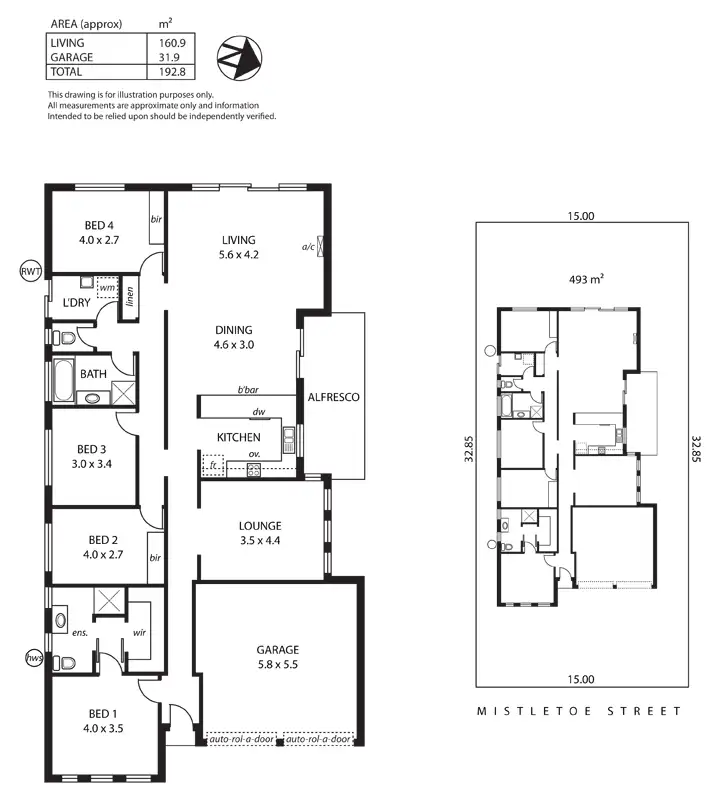 Floorplan of Homely house listing, 8 Mistletoe Street, Aldinga Beach SA 5173