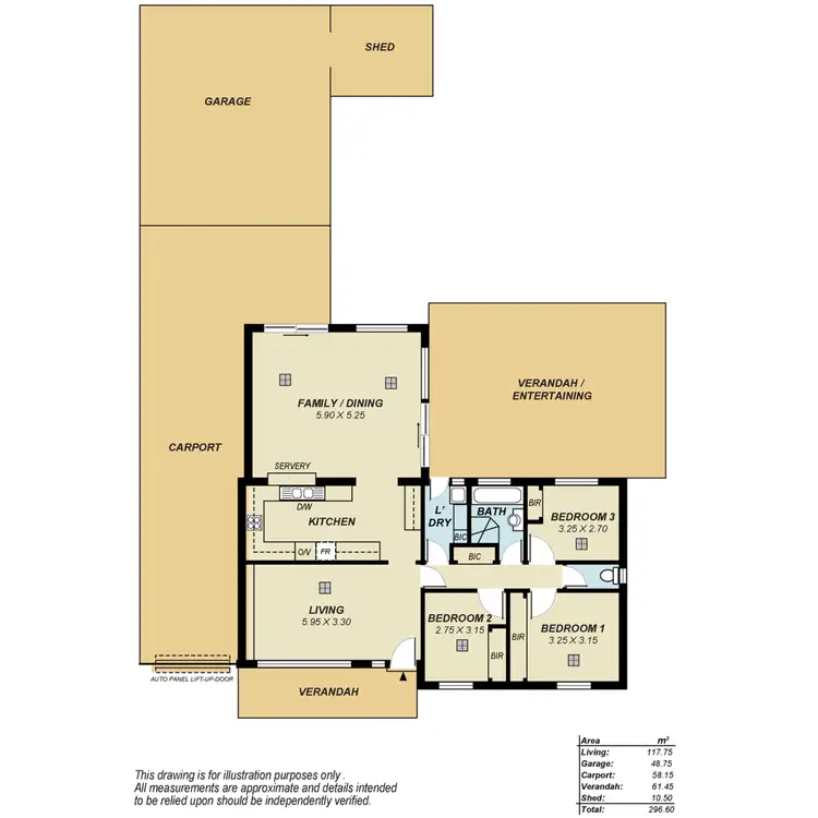 Floorplan of Homely house listing, 10 Currawong Crescent, Modbury Heights SA 5092