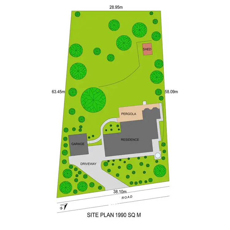 Floorplan of Homely house listing, 64 Emmett Road, Crafers West SA 5152