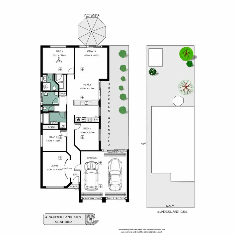 Floorplan of Homely house listing, 4 Sunderland Crescent, Seaford SA 5169
