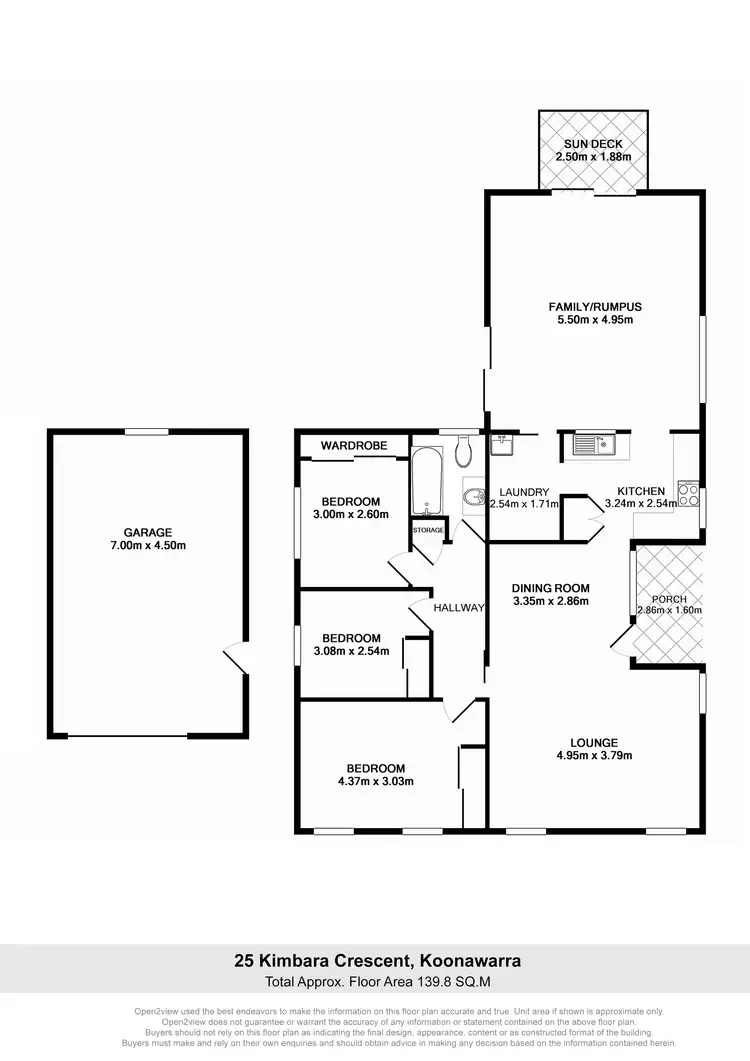 Floorplan of Homely house listing, 25 Kimbarra Crescent, Koonawarra NSW 2530